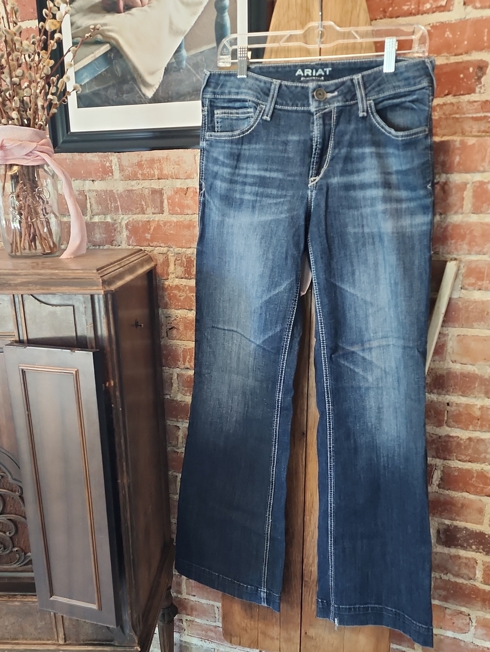 Ariat Women's Medium Dark Blue Trouser Jeans
